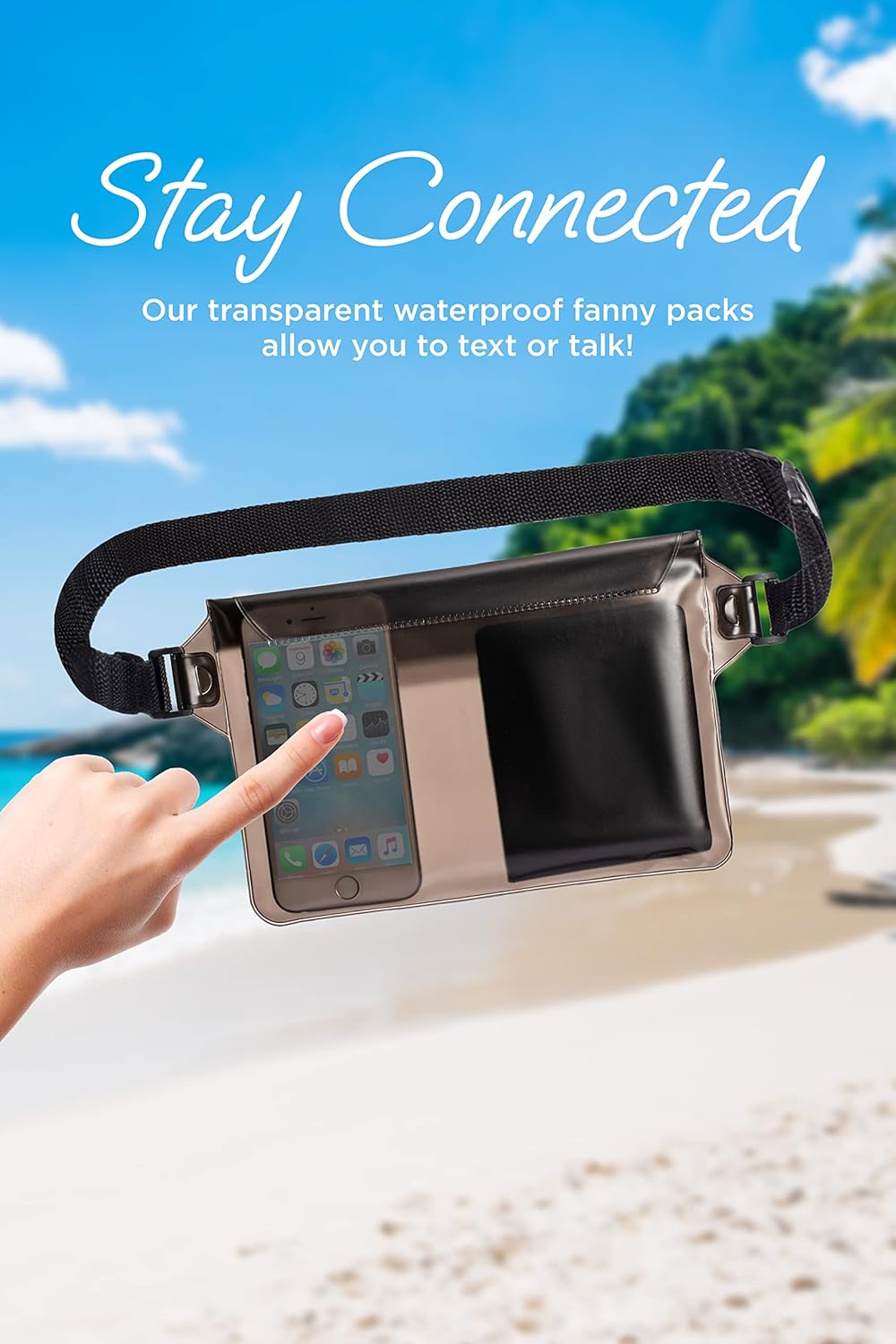 Waterproof Bachelorette Party Fanny Pack Set (7 Pack - Black) 1 “Wife of the Party” Bride Fanny Pack and 6 “The Party” Bachelorette Fanny Packs | Bachelorette Party Favors I Bachelorette Gifts - Image 8