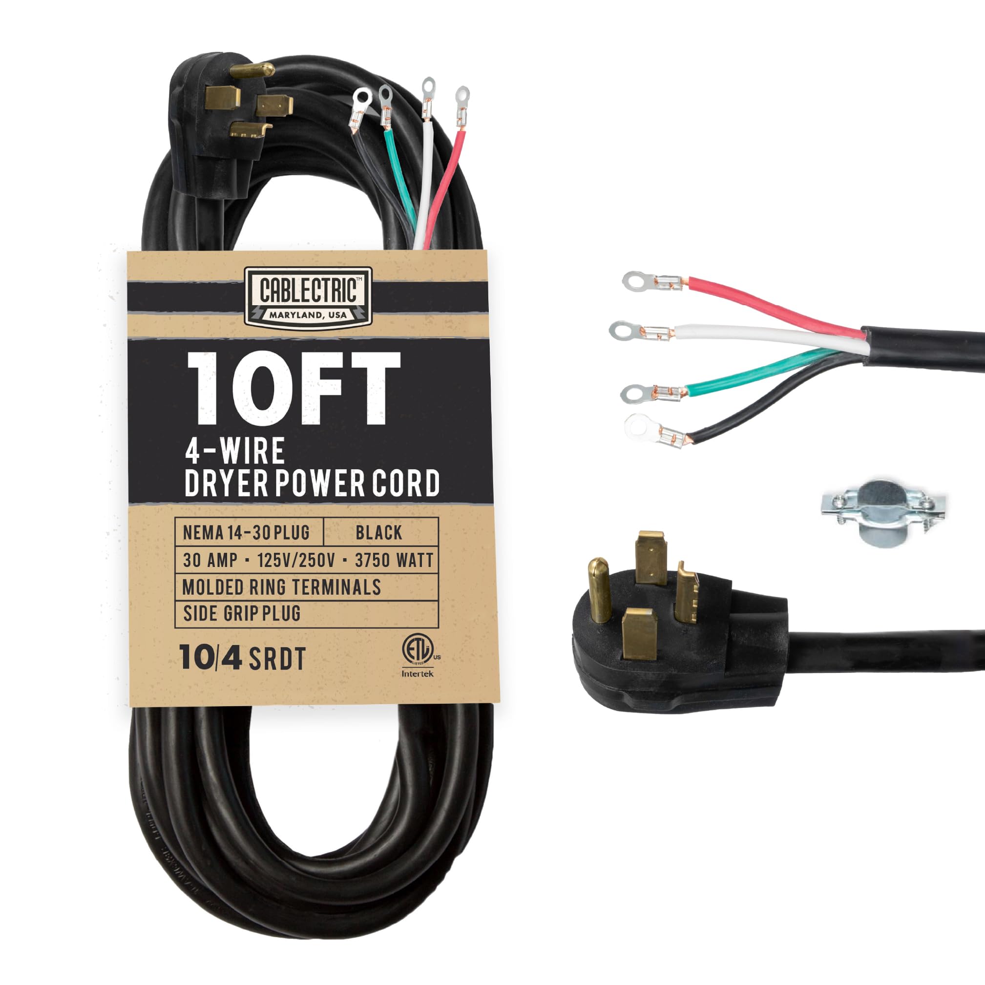 10 Ft Dryer Cord 4 Prong