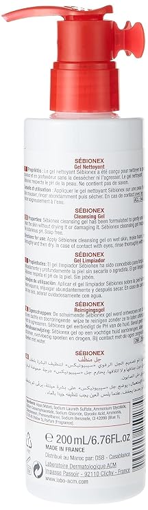 Sebionex Foaming Gel Face - Body (200mL) ACM Laboratoire Dermatologique