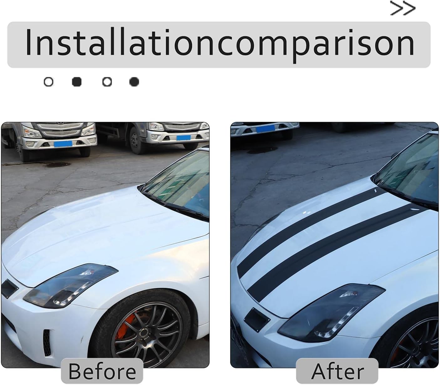 Rear Window Plate American Flag Decals,for Nissan 350Z 2003 2004 2005 2006 Front Engine Sticker,American Flag Sticker,Car Body Sticker,Rear Fender Sticker,Front Fender Sticker (Front Engine Sticker)