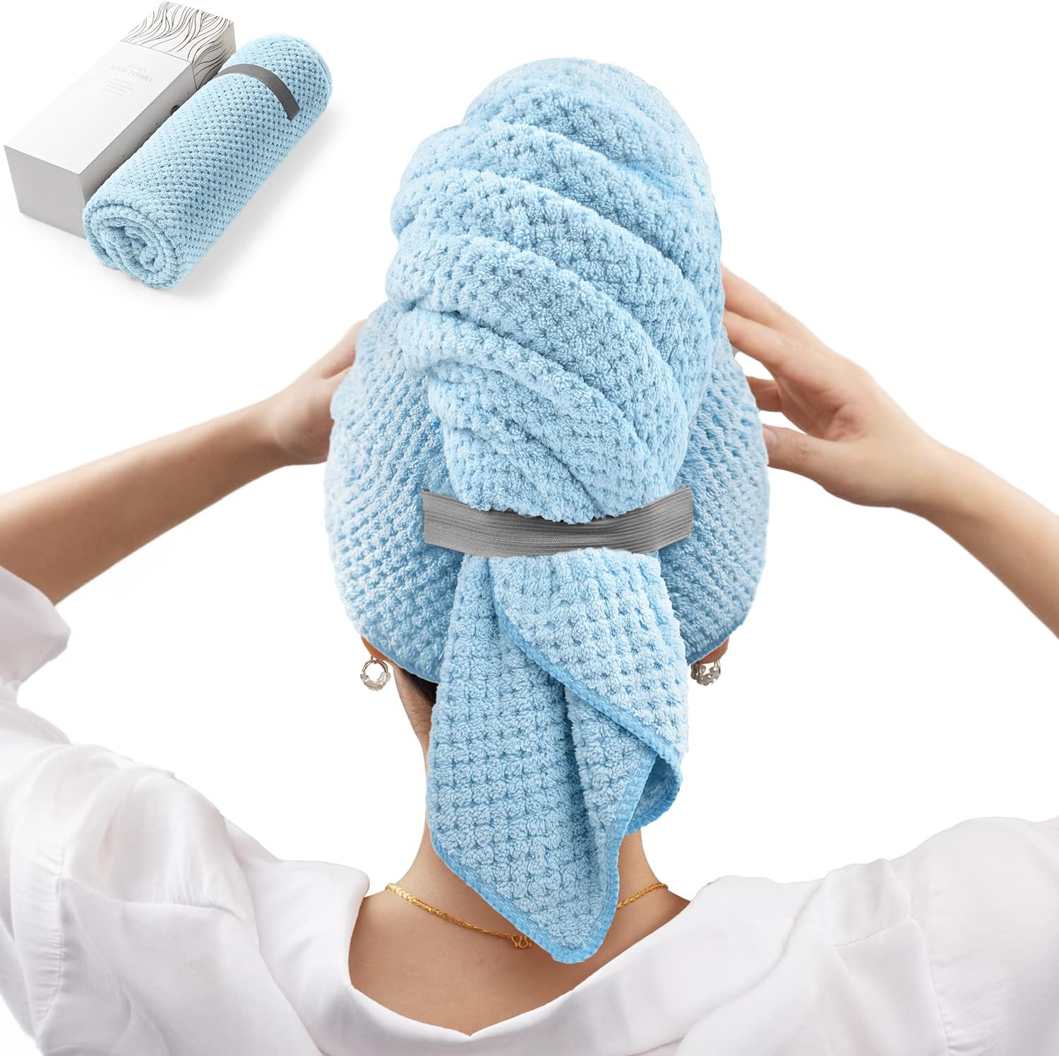 Large Microfiber Hair Towel