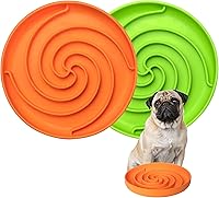 Vista 11 de Cuencos de Alimentación Lenta para Perros, Tazón de Rompecabezas para Cachorros de Silicona Apto para Lavavajillas y Microondas con Diseño Gris
