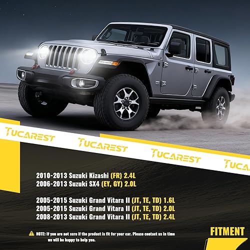 Miniatura 3 de TUCAREST 17540-54L00 Conjunto de polea tensora de correa de transmisión de accesorios para 06-13 Suz-uki SX4 2.0L 05-15 Grand Vitara 1.6L2.0L2.4L