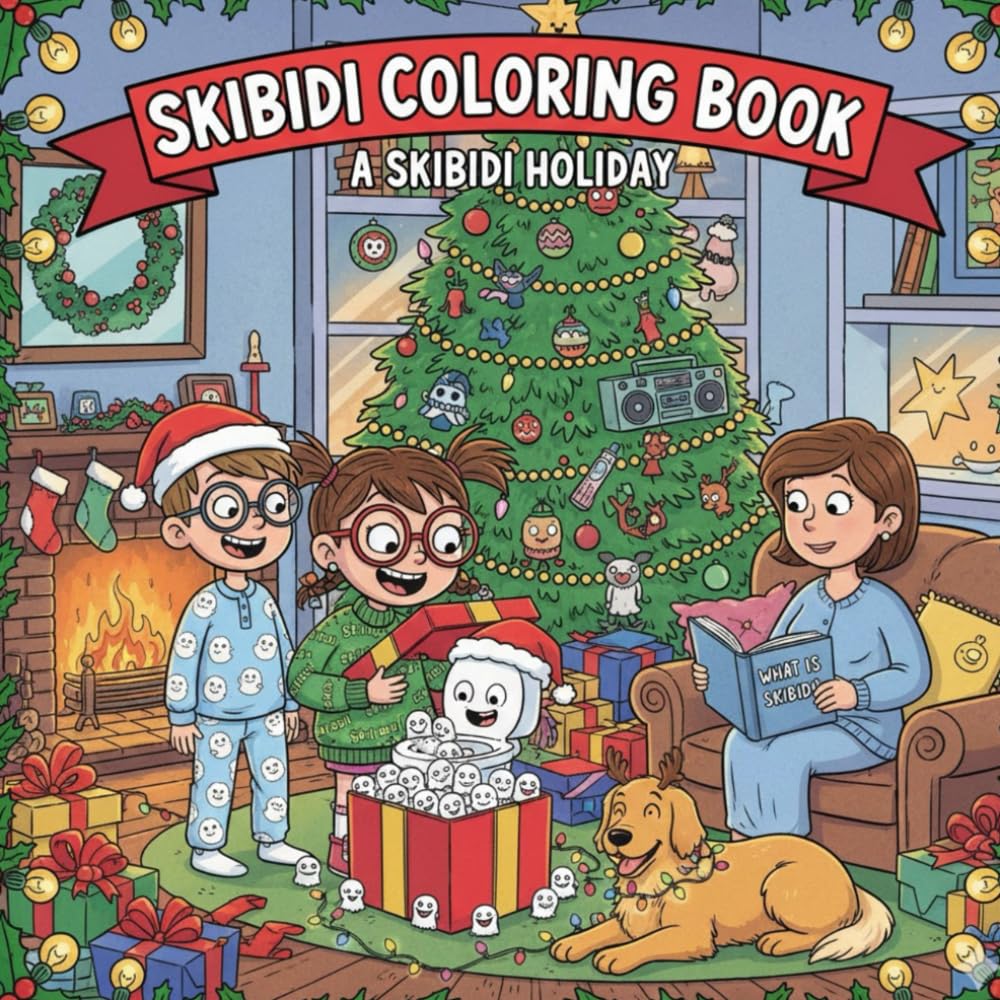 Skibidi Coloring Book: A Skibidi Holiday (Viral Vibes)