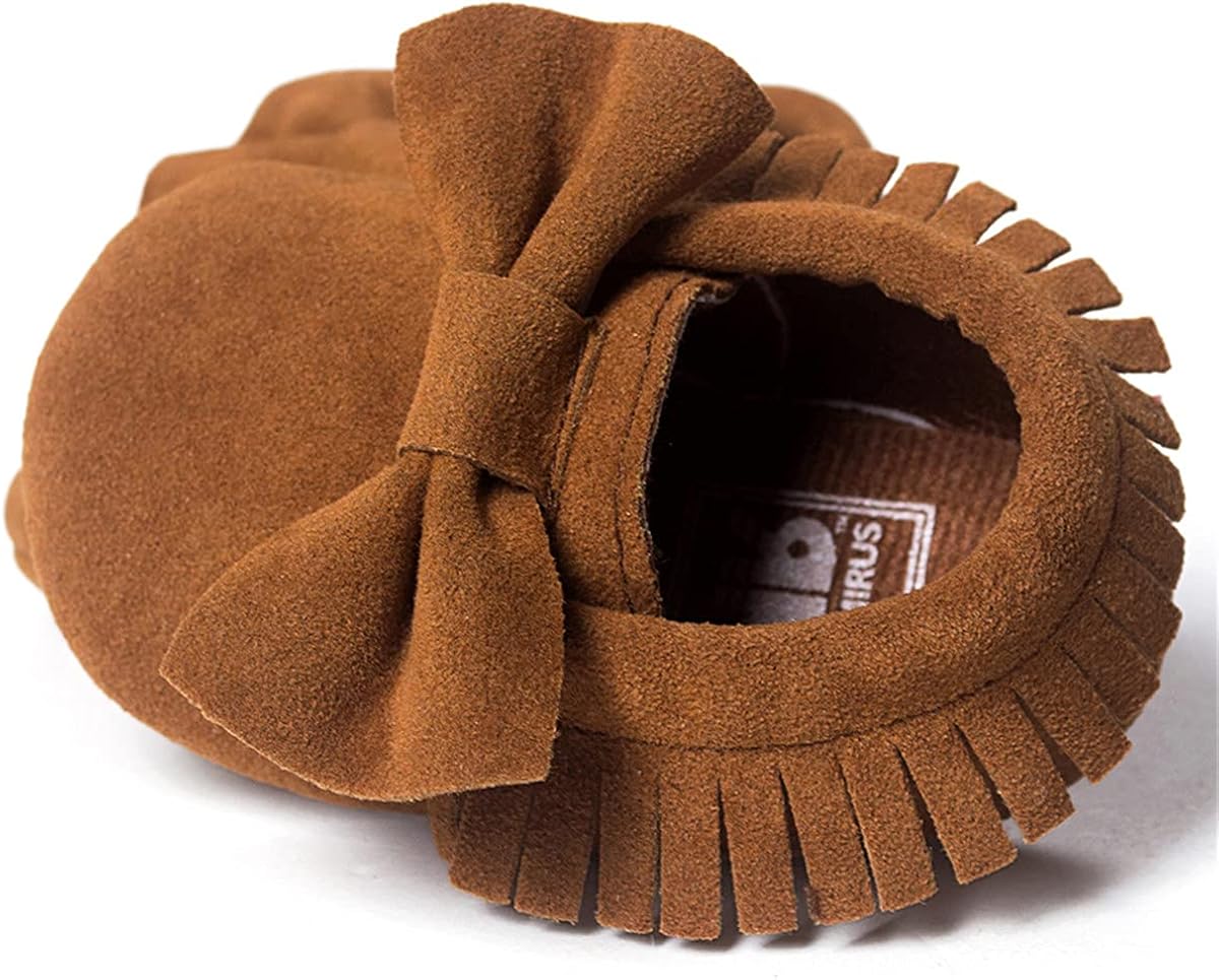  | LIVEBOX Infant Baby Girls and Boys Premium Soft Sole Moccasins Tassels Prewalker Anti-Slip Toddler Shoes | Shoes