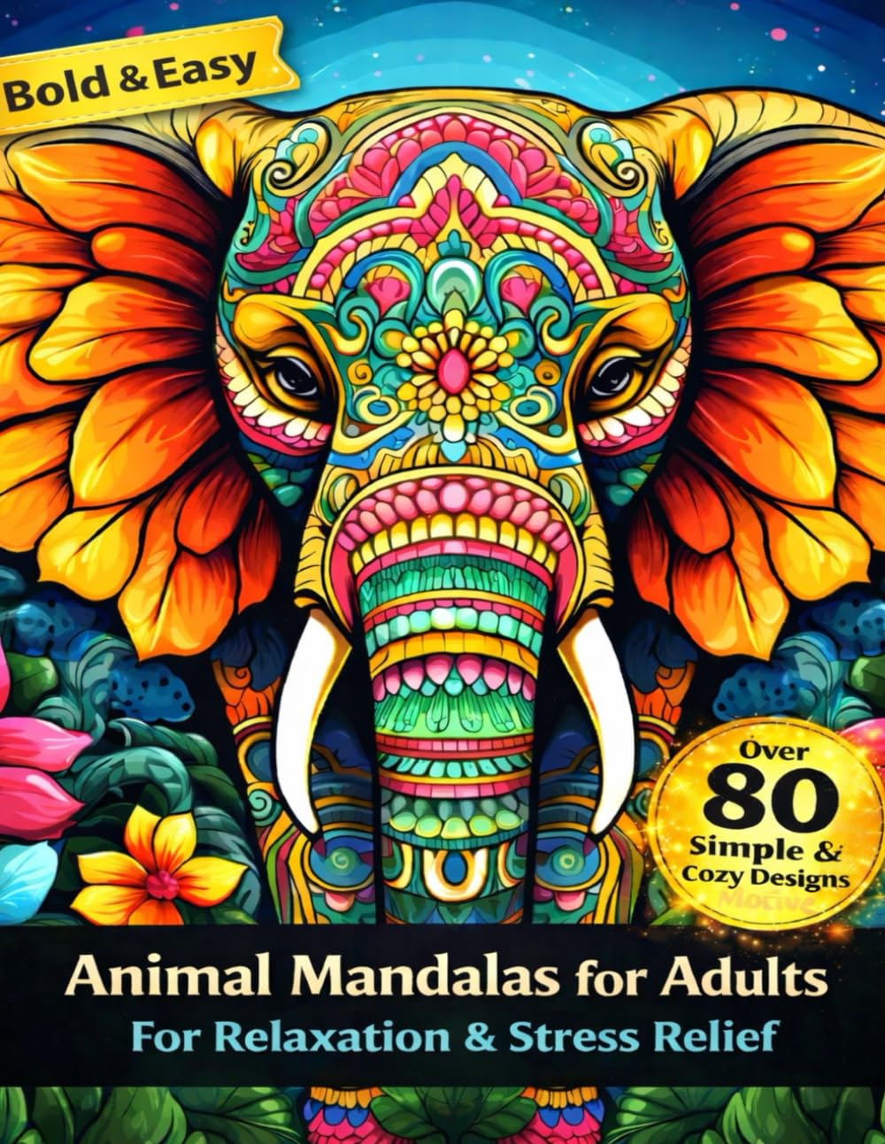 Animal Mandalas: A Journey of Calm and Creativity - Adult Coloring Book for Stress Relief, Mindfulness, and Relaxation: Mandala Coloring Book for ... (Amazing Animal Mandala Coloring Books)