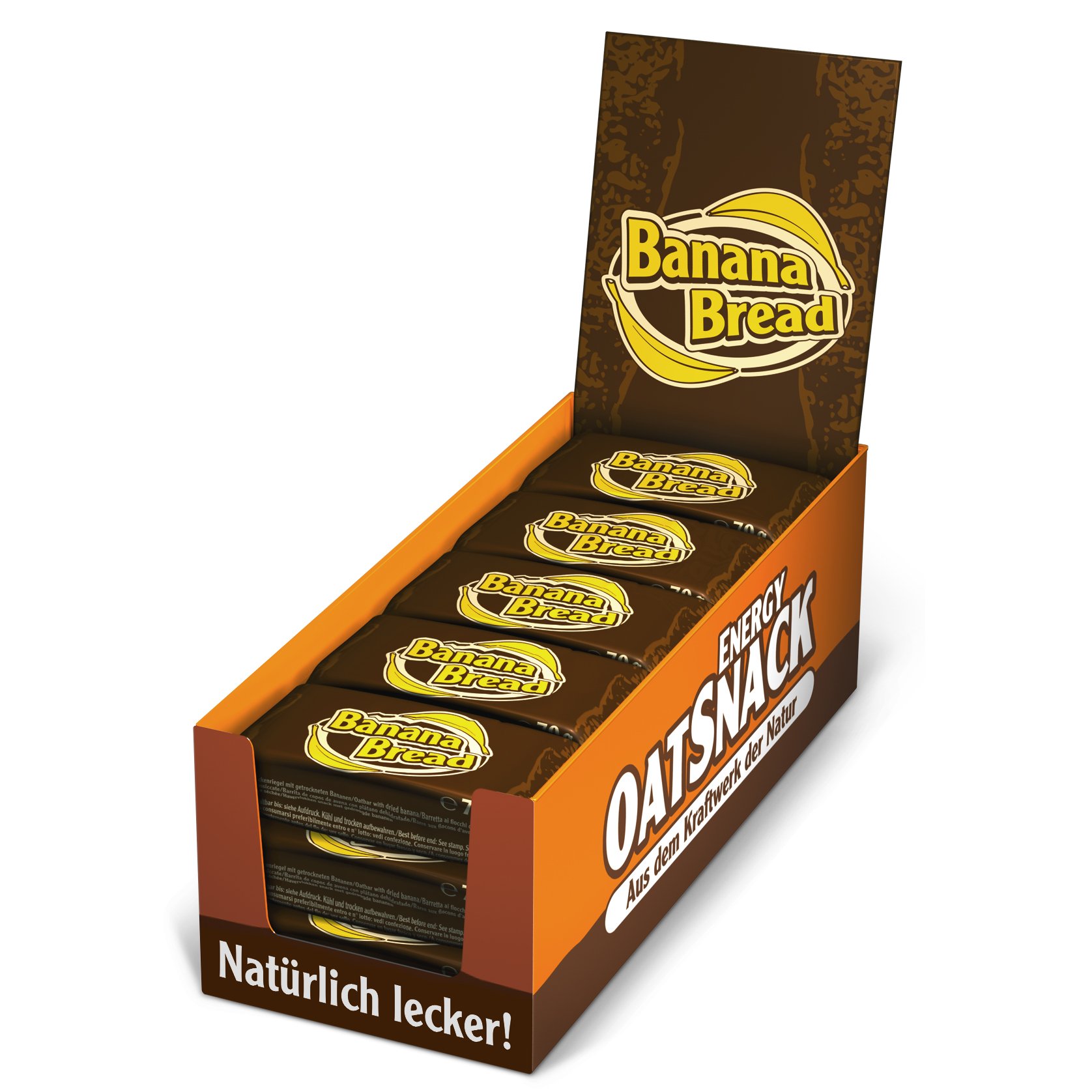 Davina Oat Snack Riegel, Banana Bread, 30 x 70 g, 1er Pack (1 x 2100 g)