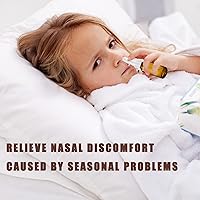 Vista 6 de Botella de aerosol nasal de 1 oz de vidrio ámbar, contenedor recargable, rociadores de niebla fina, Moderno