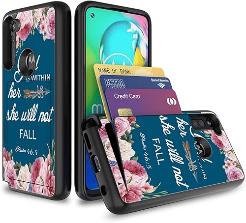 smauncucn Funda para Moto One 5G Ace, funda Moto G 5G, doble capa, suave, dura, cartera, bolsillo, tarjeta de crédito, identificación, funda smauncucn Funda para Moto One 5G Ace, funda Moto G 5G, doble capa, suave, dura, cartera, bolsillo, tarjeta de crédito, identificación, funda