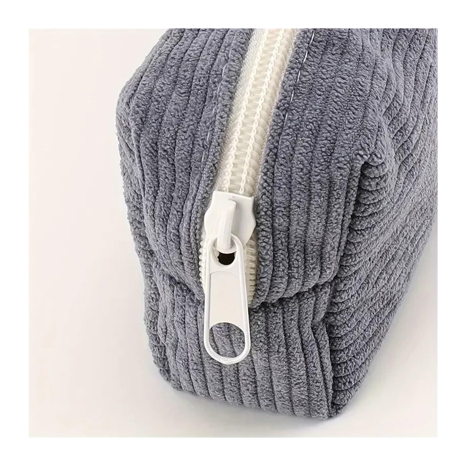 Astuccio Shark for ufficio e scuola | Con cerniera, multiuso, portatile, organizer, for bambini/adolescenti/donne(1pcs Light Grey)