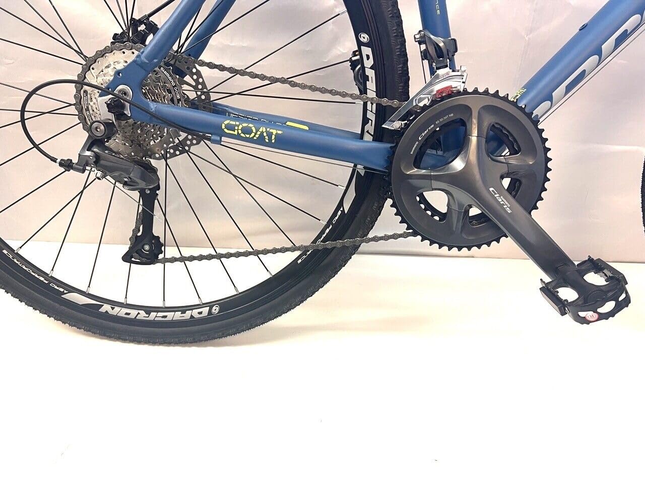 Corelli Goat 1.0 Gravel Bike, marco de aluminio, neumáticos de 700 x 35 c, cambio de 16 velocidades
