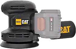 LIXADEIRA OSCILANTE E POLITRIZ A BATERIA 18V 125MM DX42B - CATERPILLAR. BATERIA E CARREGADOR NÃO INCLUSOS.
