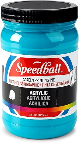 Miniatura 24 de Speedball 4640, tinta acrílica de impresión de pantalla, bote de 32 onzas, altura de 3.63 pulgadas, ancho de 3.63 pulgadas, longitud de 6.13 Blanco