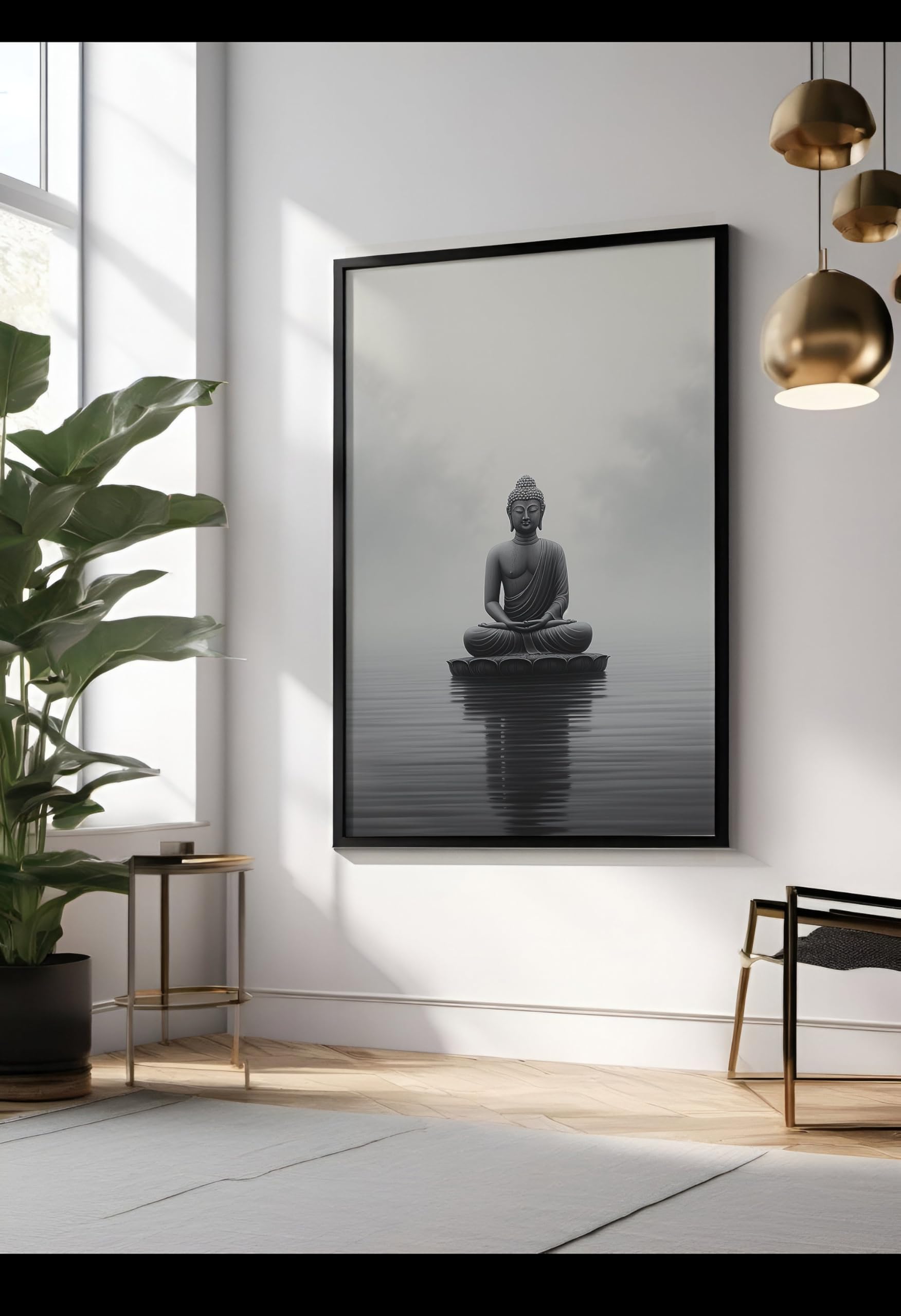 Tableau de Bouddha esthetique impression sur toile artistique - 8