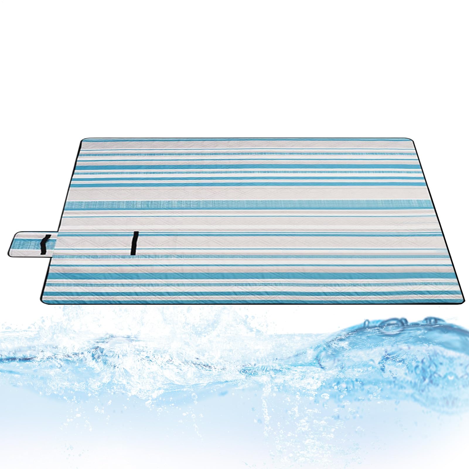 Couverture d'extérieur 200x200cm imperméable pliable étanche et antidérapante de vacances