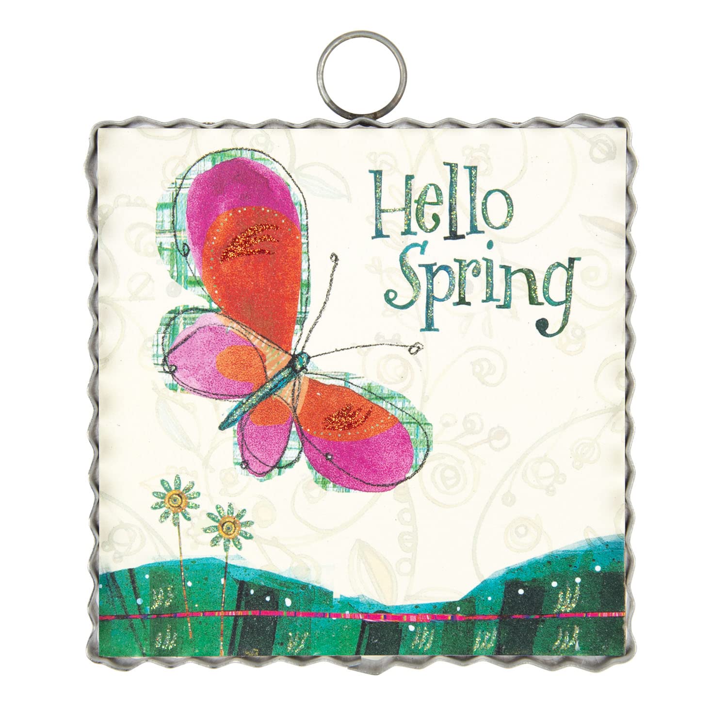The Round Top CollectionThe Round Top Collection - Mini Three Lemons Hello Spring - Metal & Wood