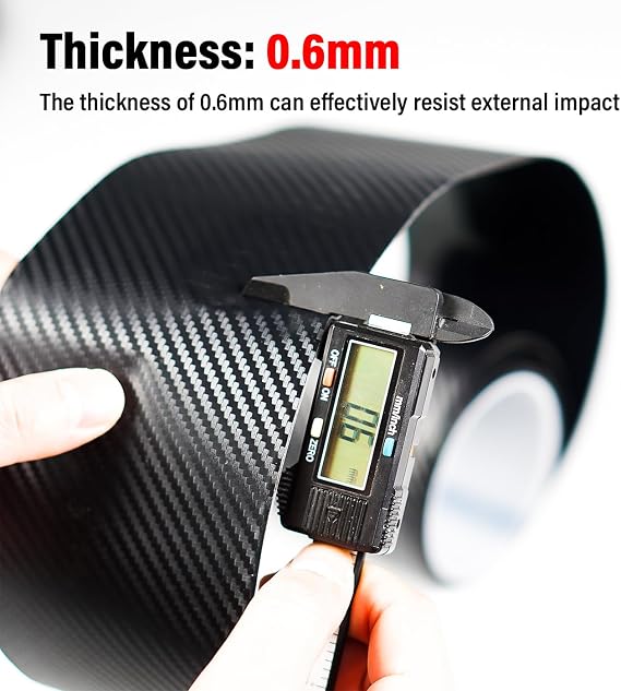Chooee Bike Frame Protection Tape,High Viscosity Bicycle Frame Protector Stickers-3m(4x118),Carbon Fiber Pattern MTB/Road Ride Wrap Frame Protector for Top/Down Tube,Chains and Rest of The Frame.