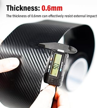 Chooee Bike Frame Protection Tape,High Viscosity Bicycle Frame Protector Stickers-3m(4x118),Carbon Fiber Pattern MTB/Road Ride Wrap Frame Protector for Top/Down Tube,Chains and Rest of The Frame.