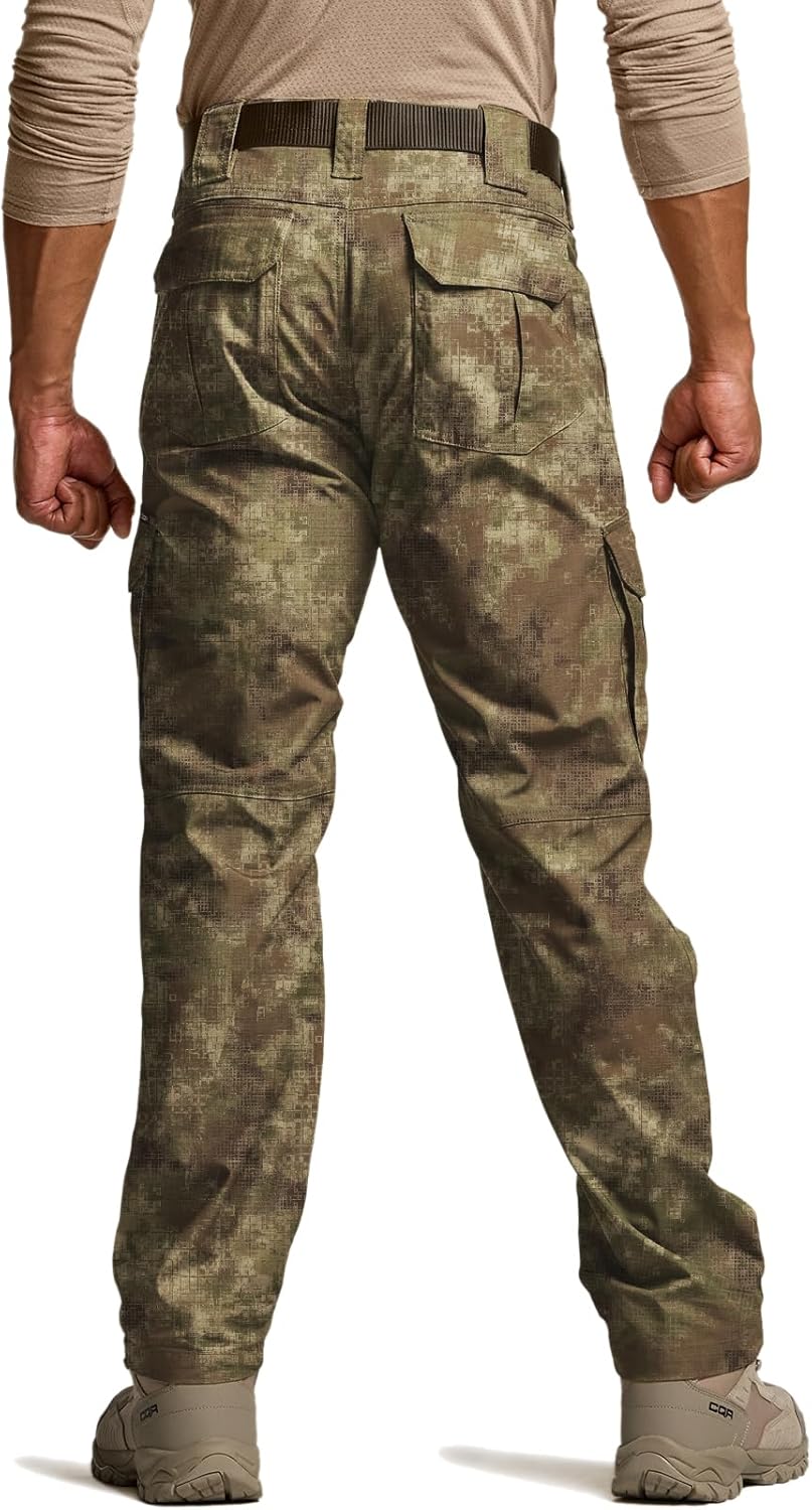 CQR Men's Tactical Pants, Water Resistant Ripstop Cargo Pants, Lightweight EDC Work Hiking Pants, Outdoor Apparel - Image 2