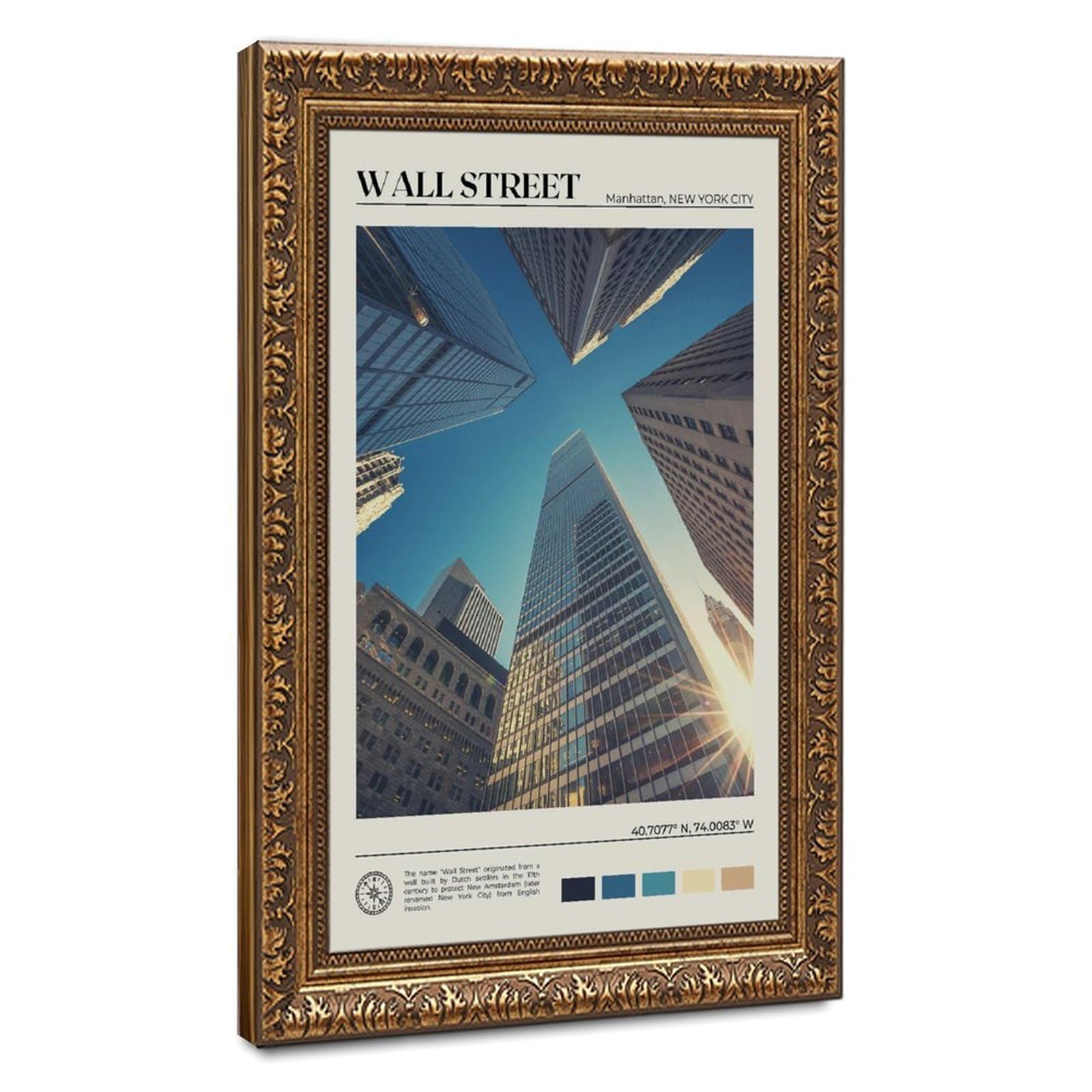 Bareronor Street Poster Canvas Poster Bedroom Decor Landscape Office Room Decor Gift 24" L X 36" W