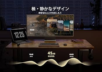 【新品未使用】Claiks 電動昇降デスク 幅100cm*奥行60cm Amazon | Claiks 昇降デスク 電動 スタンディングデスク 昇降式