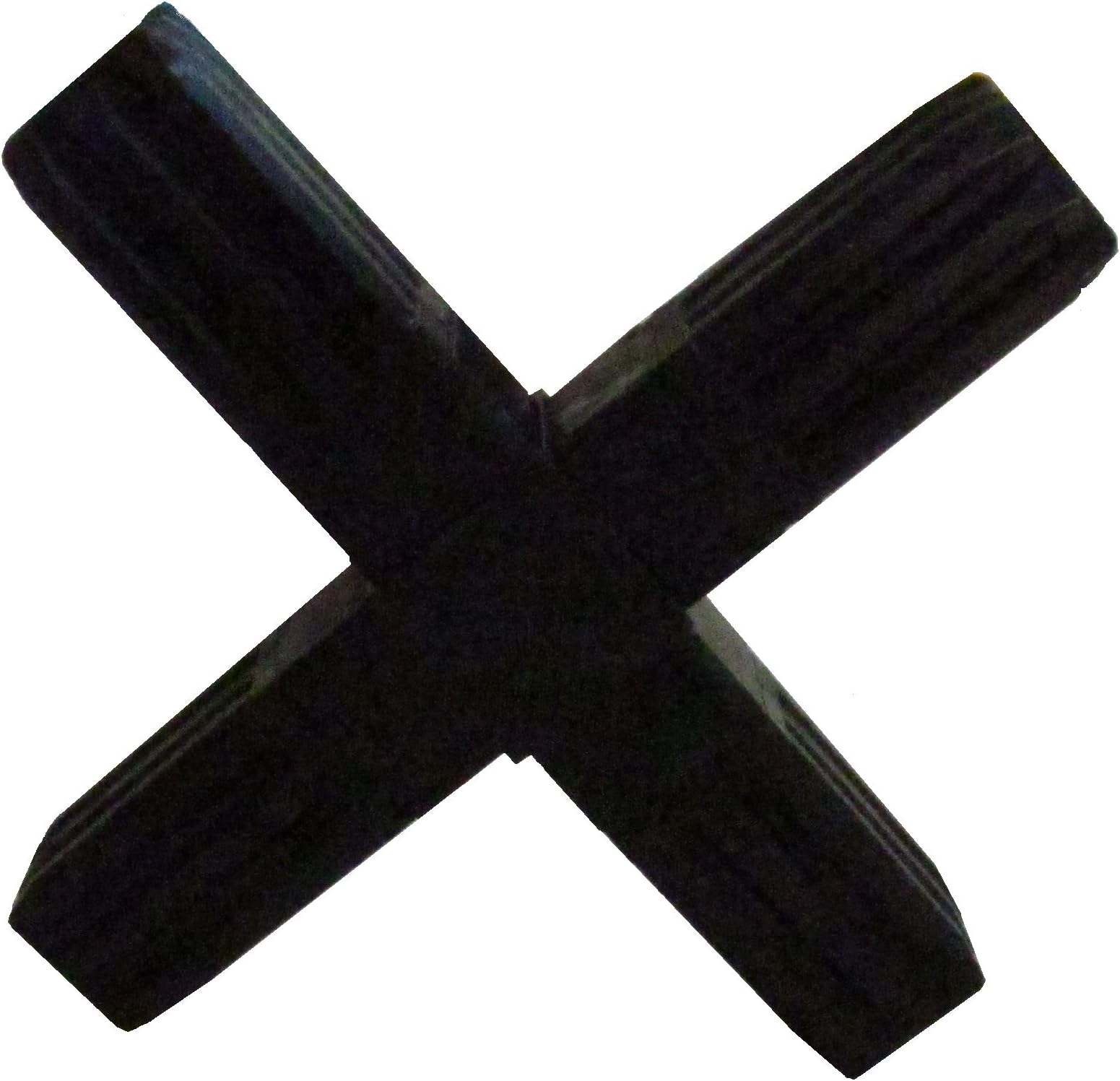 EZTUBE 4-Way Aluminum Extrusion Steel core Square Connector.