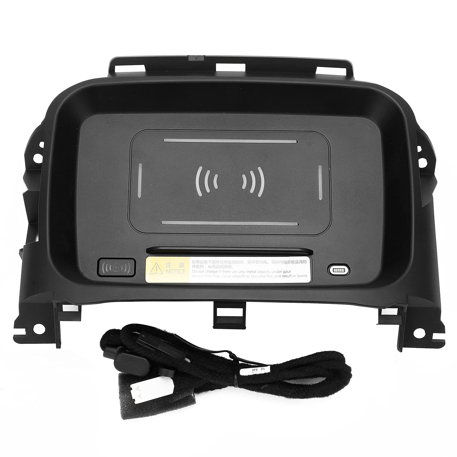 Caricabatterie Wireless per Auto, 2 in 1 Caricabatterie per Auto Wireless 15 W Supporto di Ricarica per Telefono di Ricambio per il 2019-2021