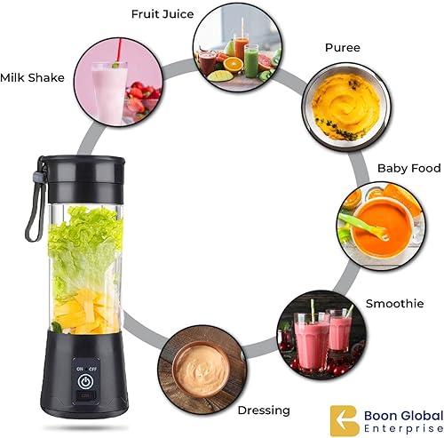 Miniatura 3 de Batidora portátil y vaso para granizado de Boon, lo mejor para batidos y botellas de jugo. Nuestra licuadora de inmersión personal y taza de batido