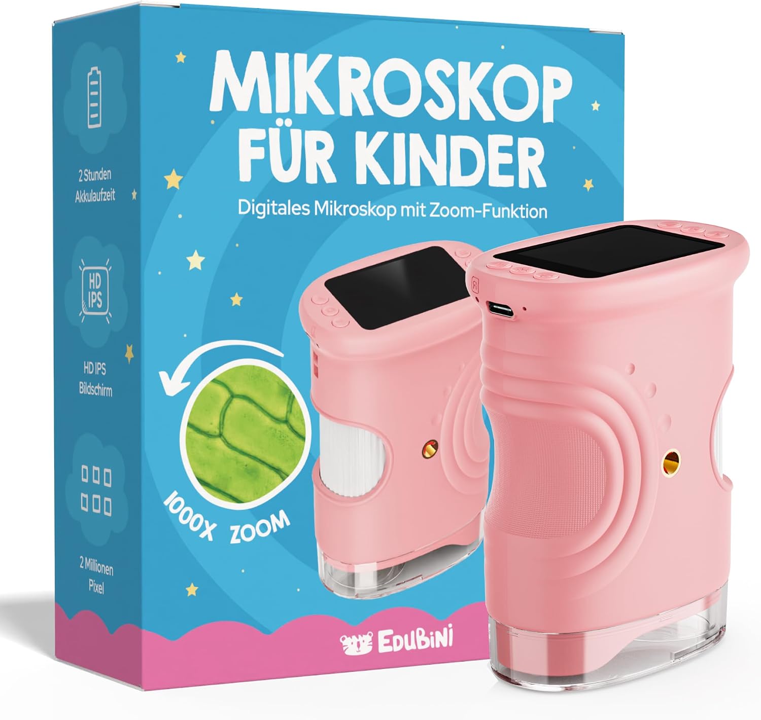 Digitales Mikroskop Kinder 1000-fach 7