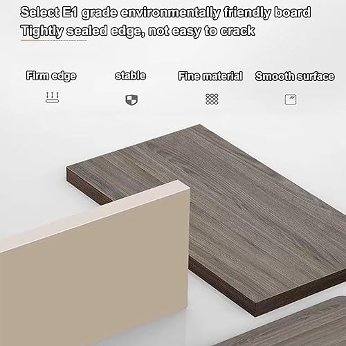 Miniatura 4 de Mesa auxiliar pequeña para sala de estar, mesa auxiliar auxiliar con ruedas, con bolsa de almacenamiento en forma de U, fácil de mover, mini mesa