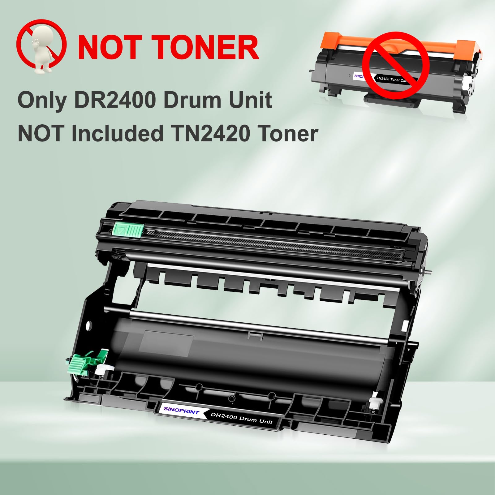 Brother Hl-l2350dw Trommel Brother Mfc L2710dw Bubprint Trommel Kompatibel Als Ersatz Für Brother DR2400 DR-2400 Für Brother Dr 2400 Toner Schwarz Vervangingsdrum Brother DR-2400
