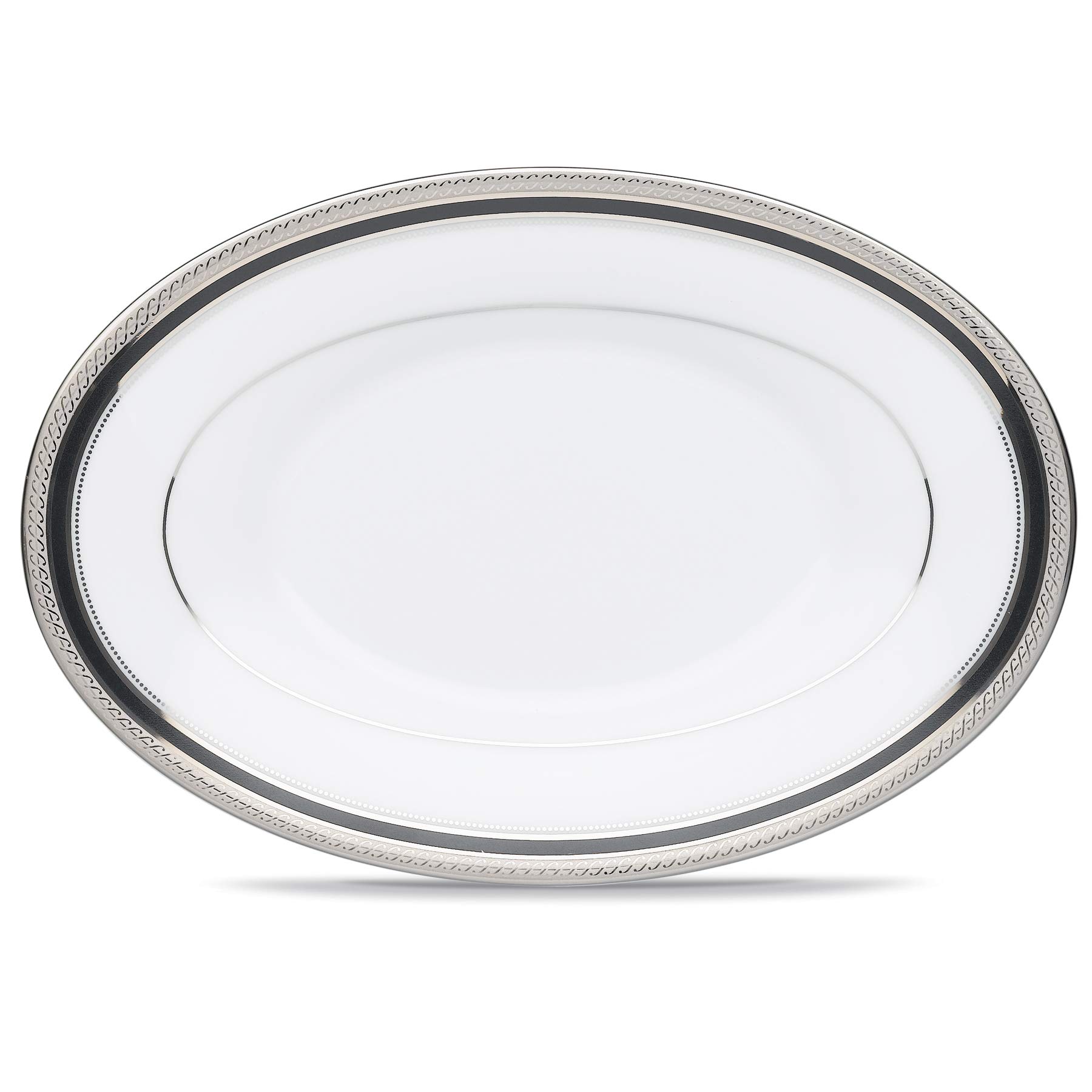 Noritake Austin Platinum Butter Relish Tray