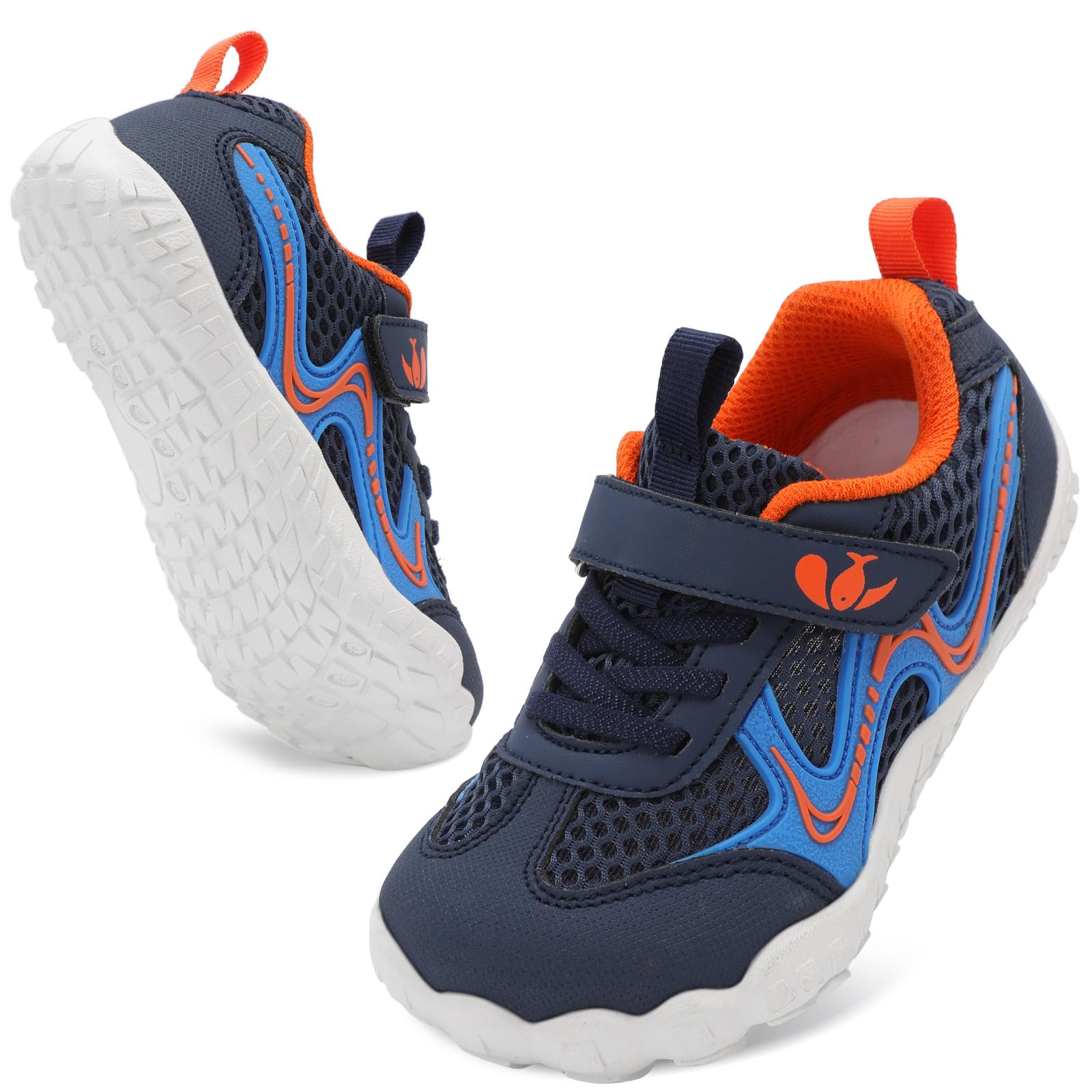 FEETCITY Wide Kids Barefoot Shoes Boys Girls Anti-Slip Kids Sport Sneakers Hiking Shoes Breathable Tennis Sneakers for Little Big Kid