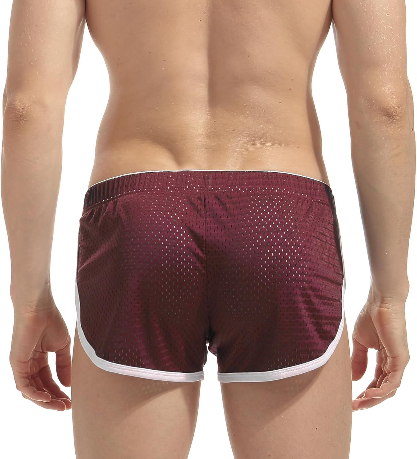 AIMPACT Mens Mesh Booty Shorts 3 Inch Sexy Smooth Lounge Active Shorts Ranger Panties - Image 3