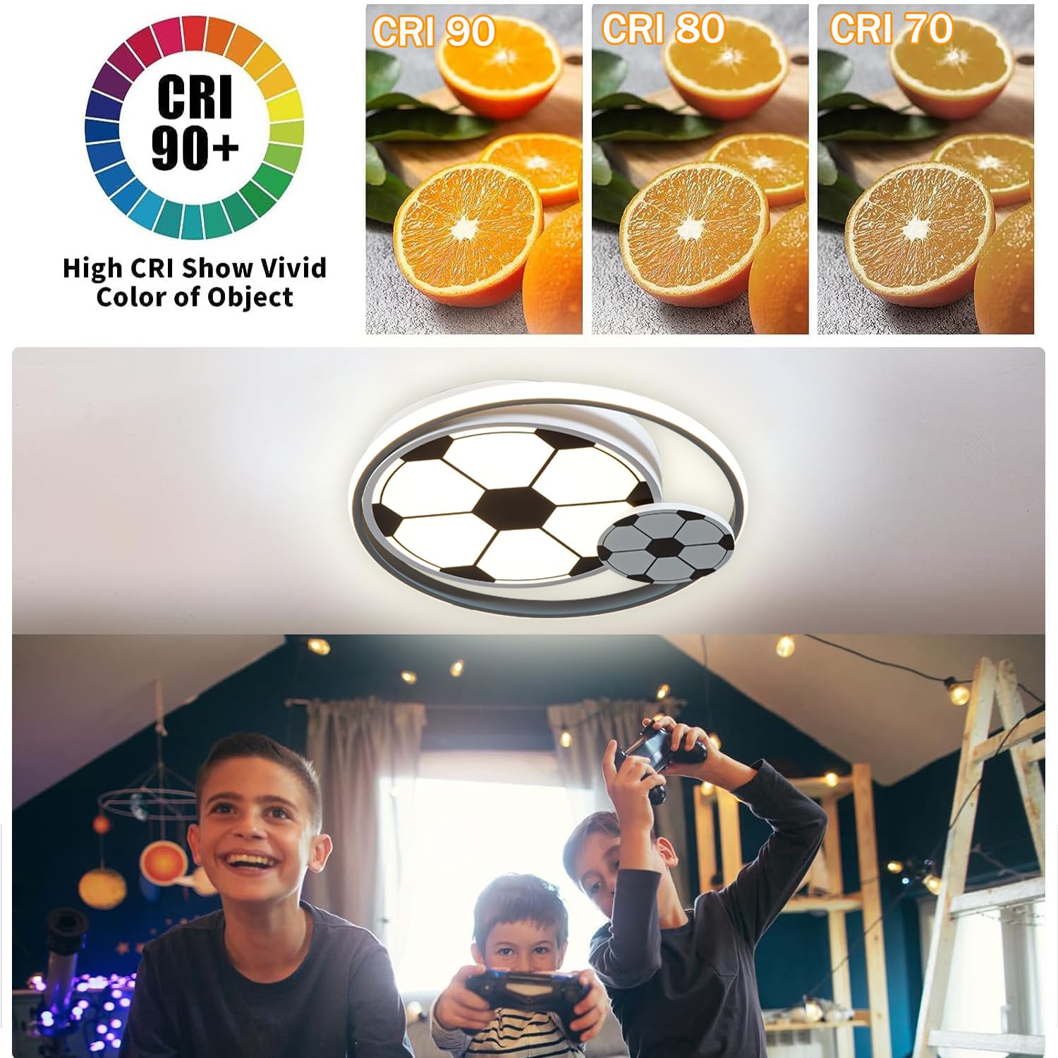 Creative Children Room Plafondlamp Jongen Girl Slaapkamer Cartoon Licht Kinderkamer Dimbaar met Afstandsbediening Kleuterschool Plafondlamp,40 30W