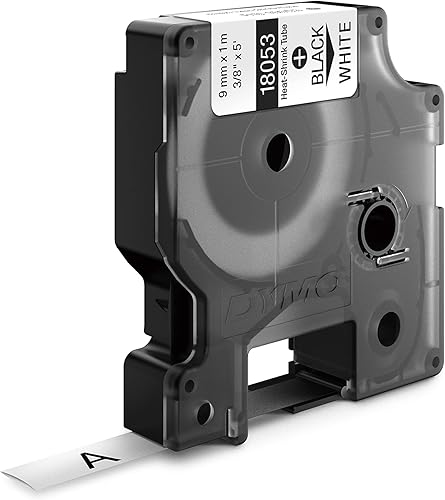 Vista 25 de DYMO Tubos termorretráctiles industriales para DYMO Industrial RhinoPro Label Makers, negro sobre amarillo, 1/4 pulgadas (18052)