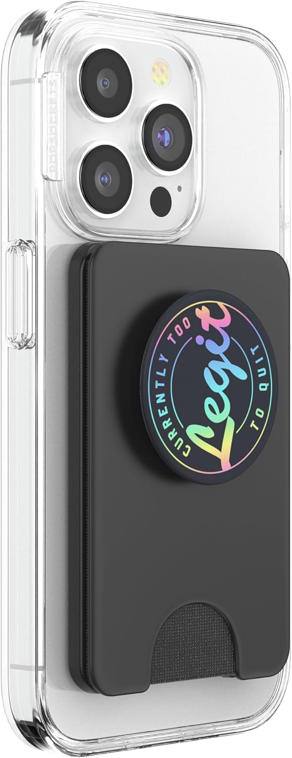 Chin Up Too Legit PopSockets PopWallet for MagSafe
