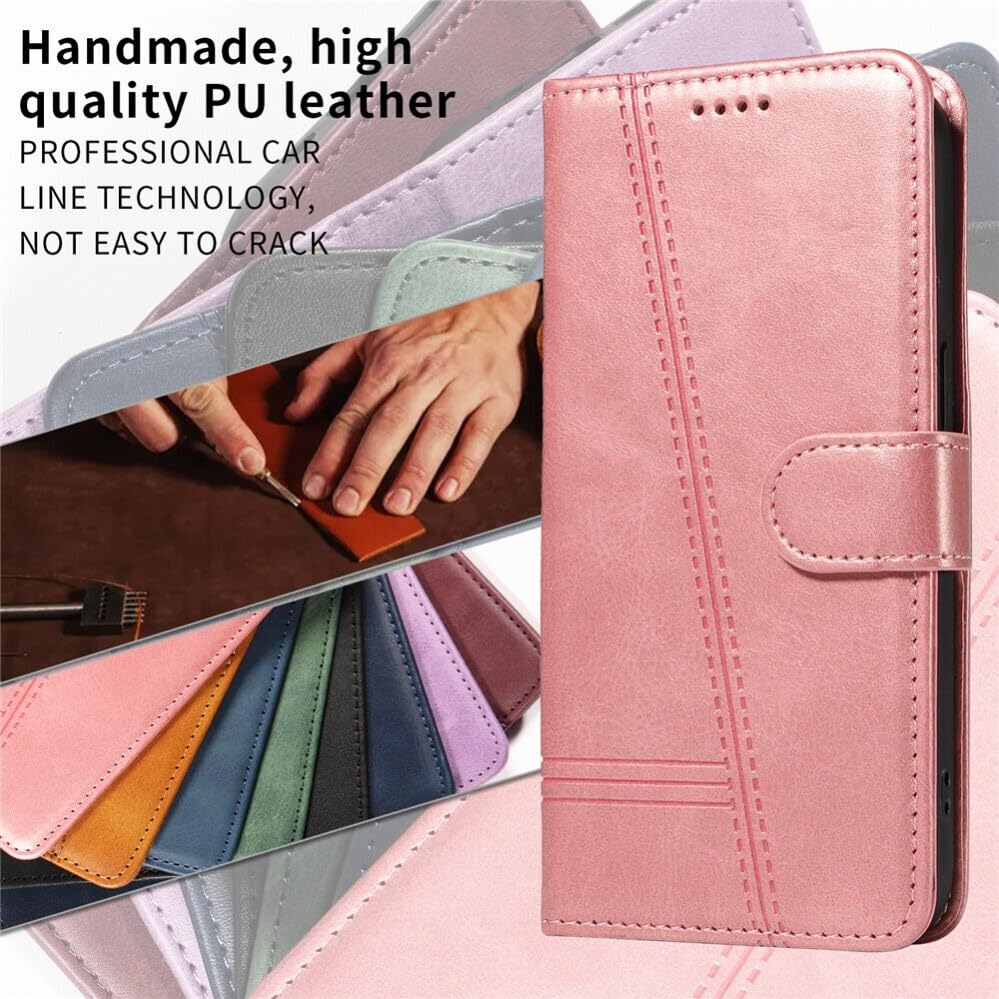 Compatible avec Samsung Galaxy S9 (Couleur : Bleu) lignes Étui portefeuille en cuir Flip Cover