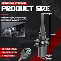 Vista 3 de Sensor de temperatura del aire exterior ambiental con conector conector 65816936953/65816905133 + 61132359999 compatible con BMW E46 E39 E38 X3 X5