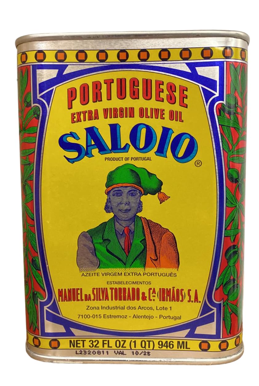 Saloio Portuguese Olive Oil (Pack of 4 x 946 Ml)
