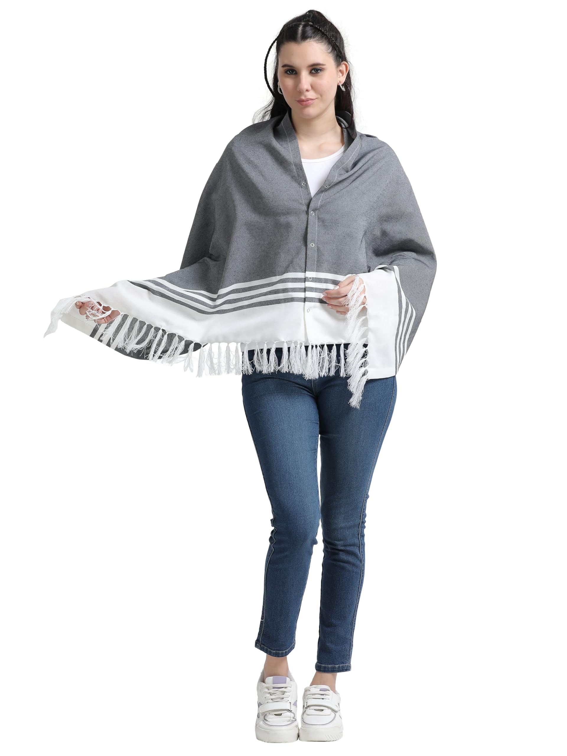 kowsi Women Cotton Casual Style Soft Mother's Nursing & Feeding Shawl Feeding Cloak-picture-14