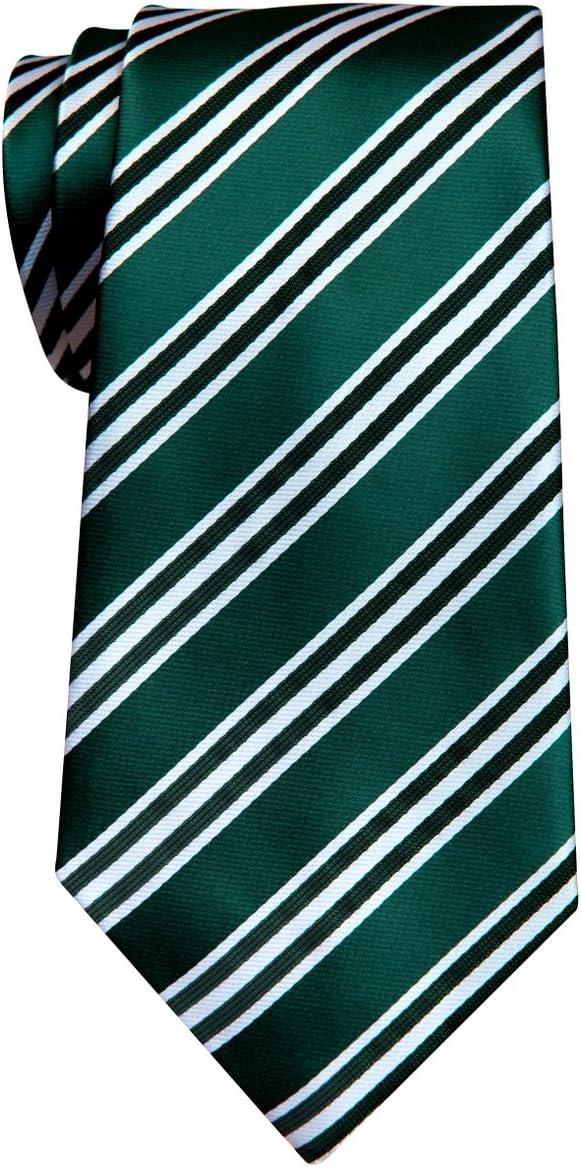 Retreez Preppy Regimental Striped Woven Microfiber 3.15" Men's Tie - 6 Colors