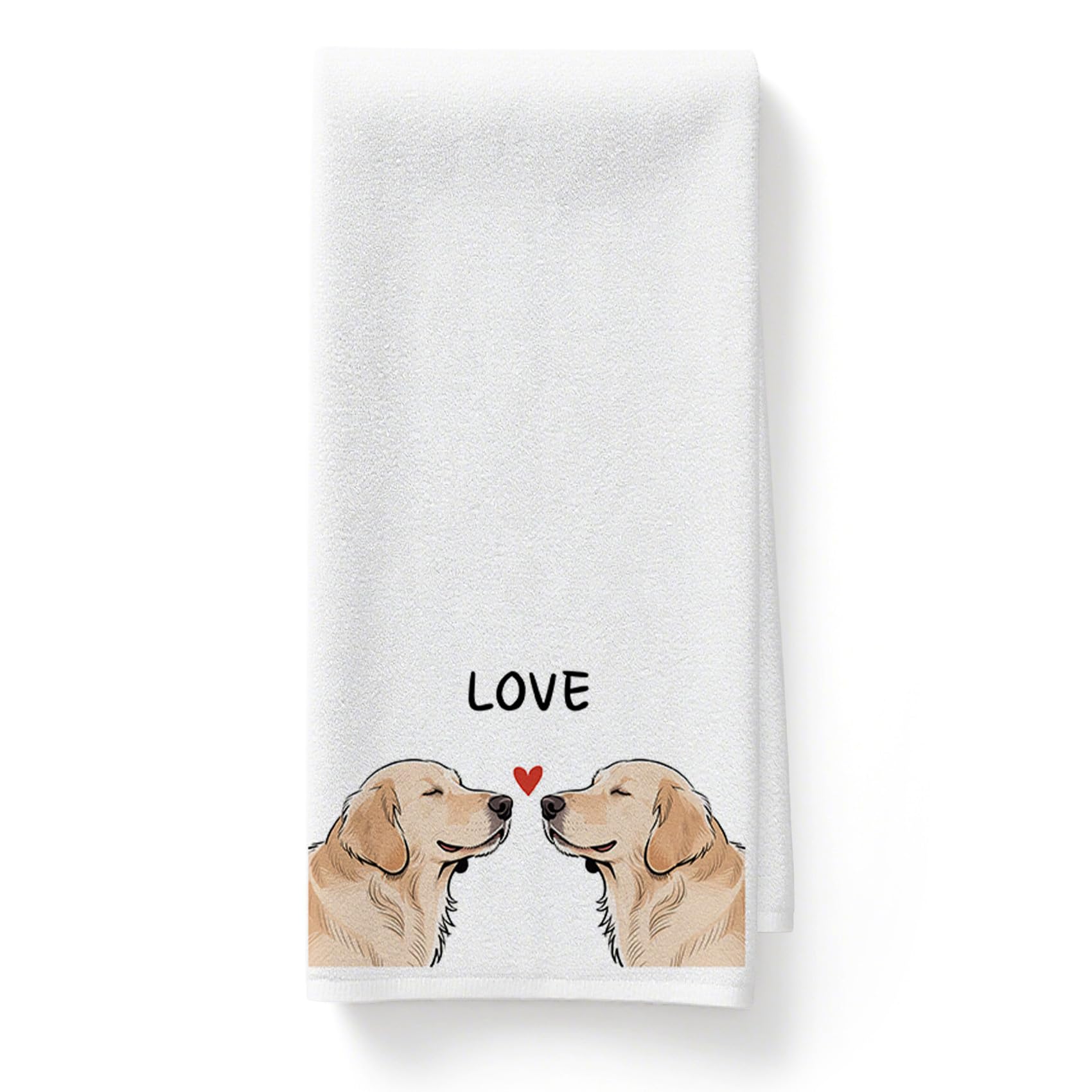 Golden Retriever Gifts Kitchen Towel,Golden Retriever Gift for Women,Golden Retriever Birthday Gifts,Golden Retriever Christmas,Dog Mum Presents,Dog Dad Present,Present for Dogs,Kids Hand Towels