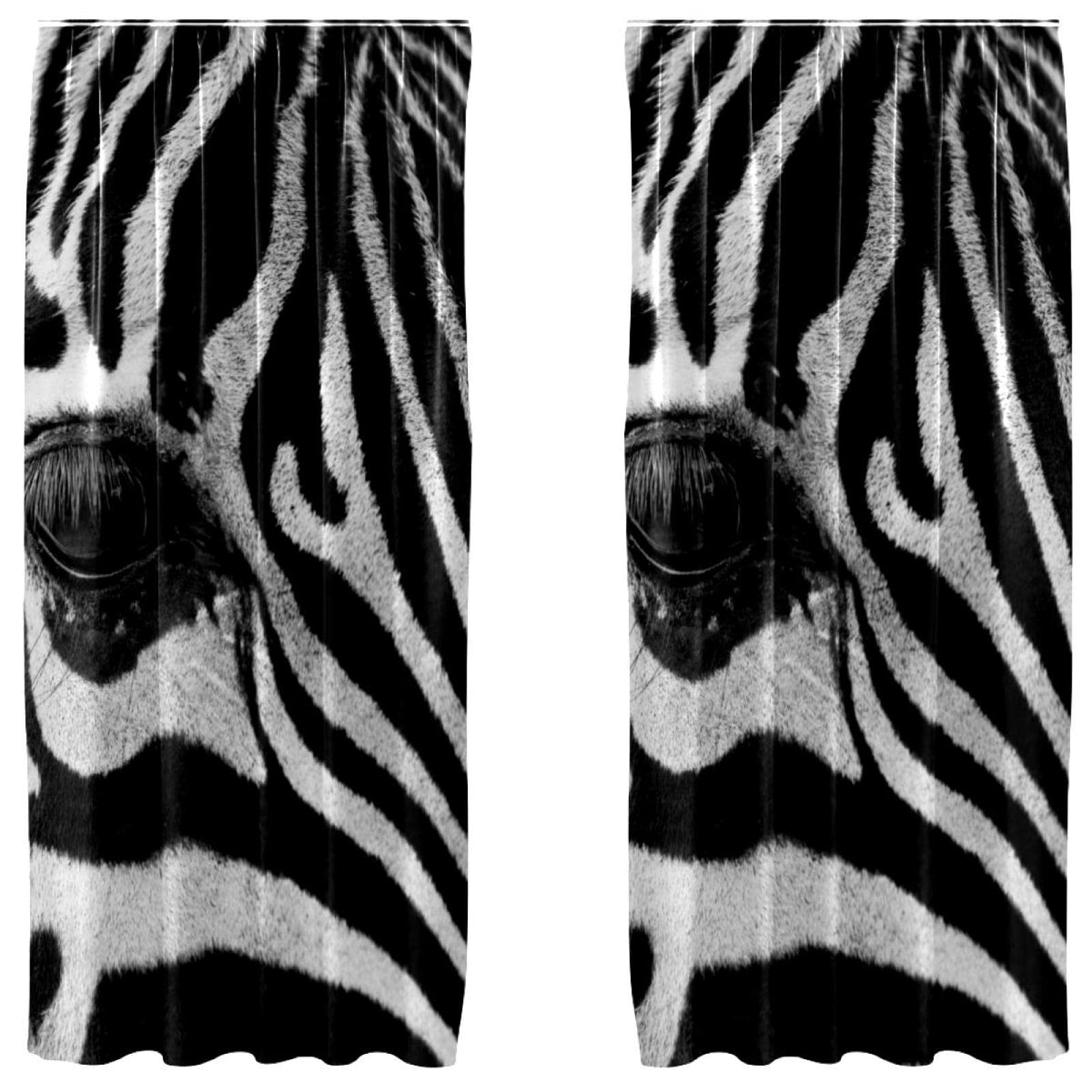 Cortinas opacas Africa Animal contra la luz exterior en dormitorios de niños