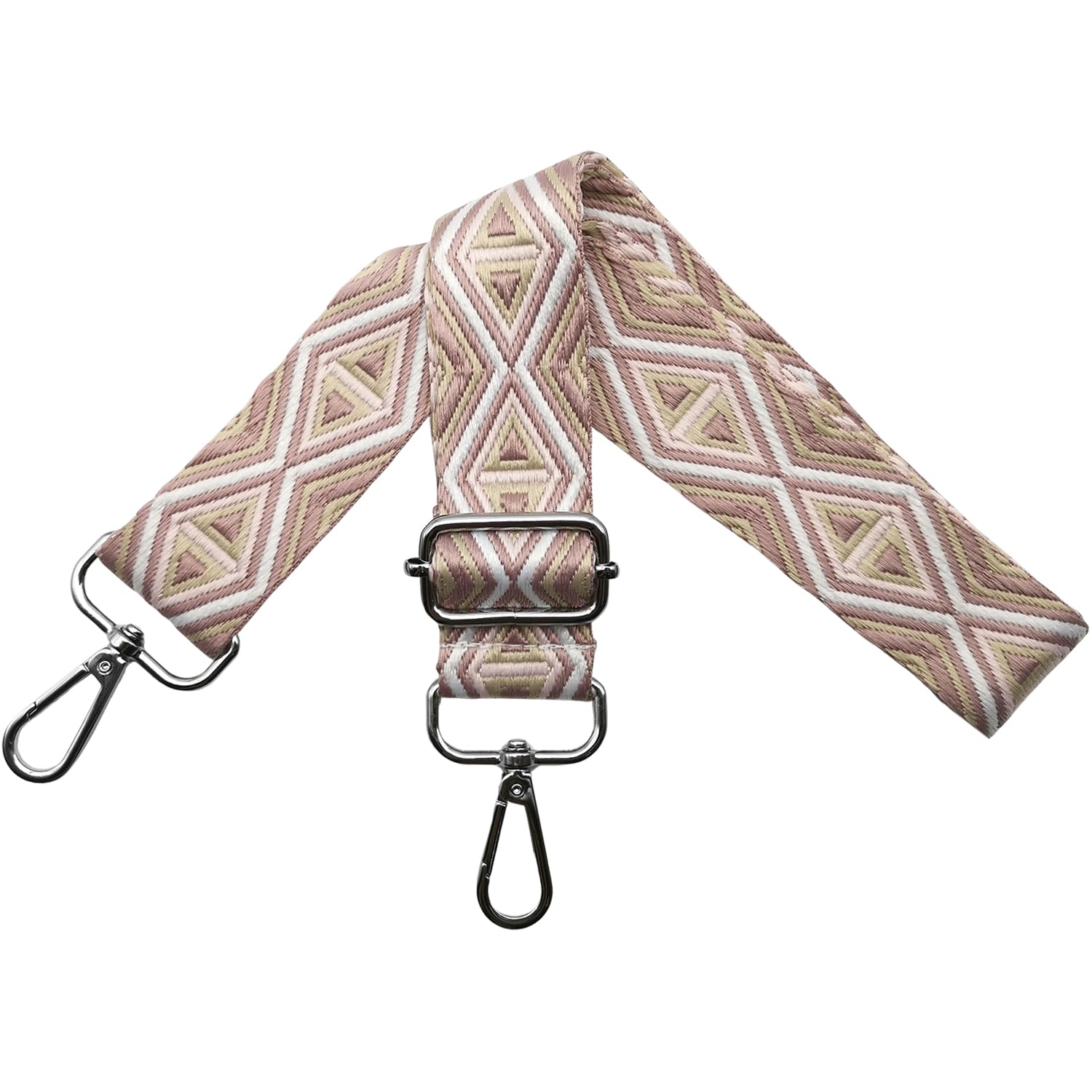 Tracolle per Borsa Donna Tracolla Regolabile Cinghie Borsa Tracolla Larga 3.8cm con Argento Moschettoni, Borsette, Crossbody Tracolla Ricambio Borsa, Marrone