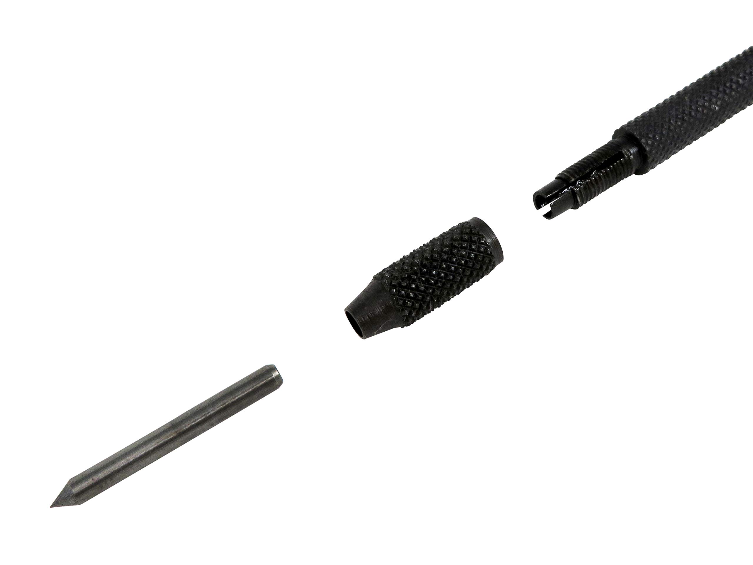 Taytools 466101 Heavy Duty Tungsten Carbide Scriber Etching Pen Made From Hardened Tool Steel with Magnetic Pickup with Pocket Clip Knurled Body for Metal Glass Ceramic — Amazon image 5