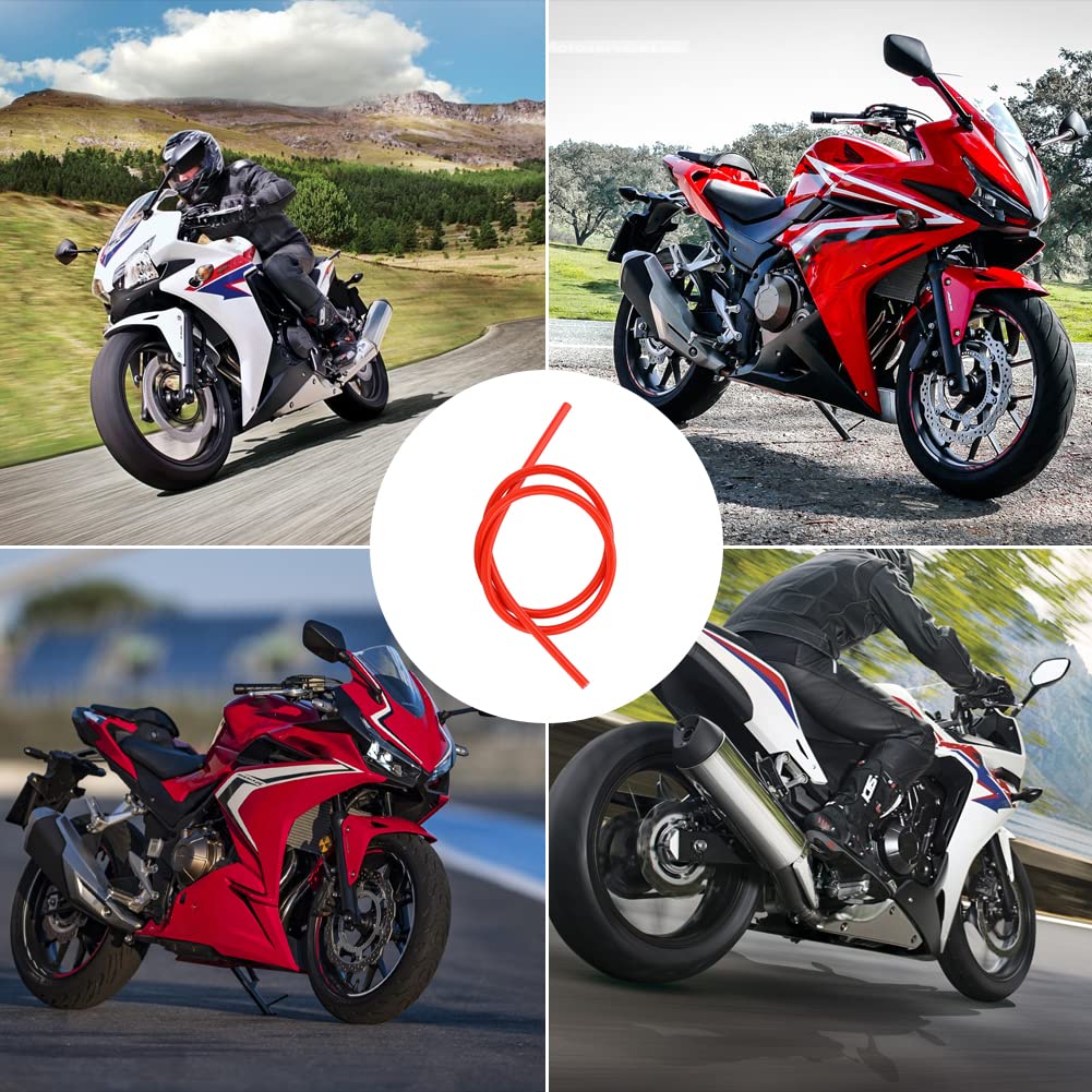 KIMISS 51 mm Motorrad Auspuff Mittelrohr Edelstahl Slip On für CBR500R 2013-2015 CB500X 2013-2015