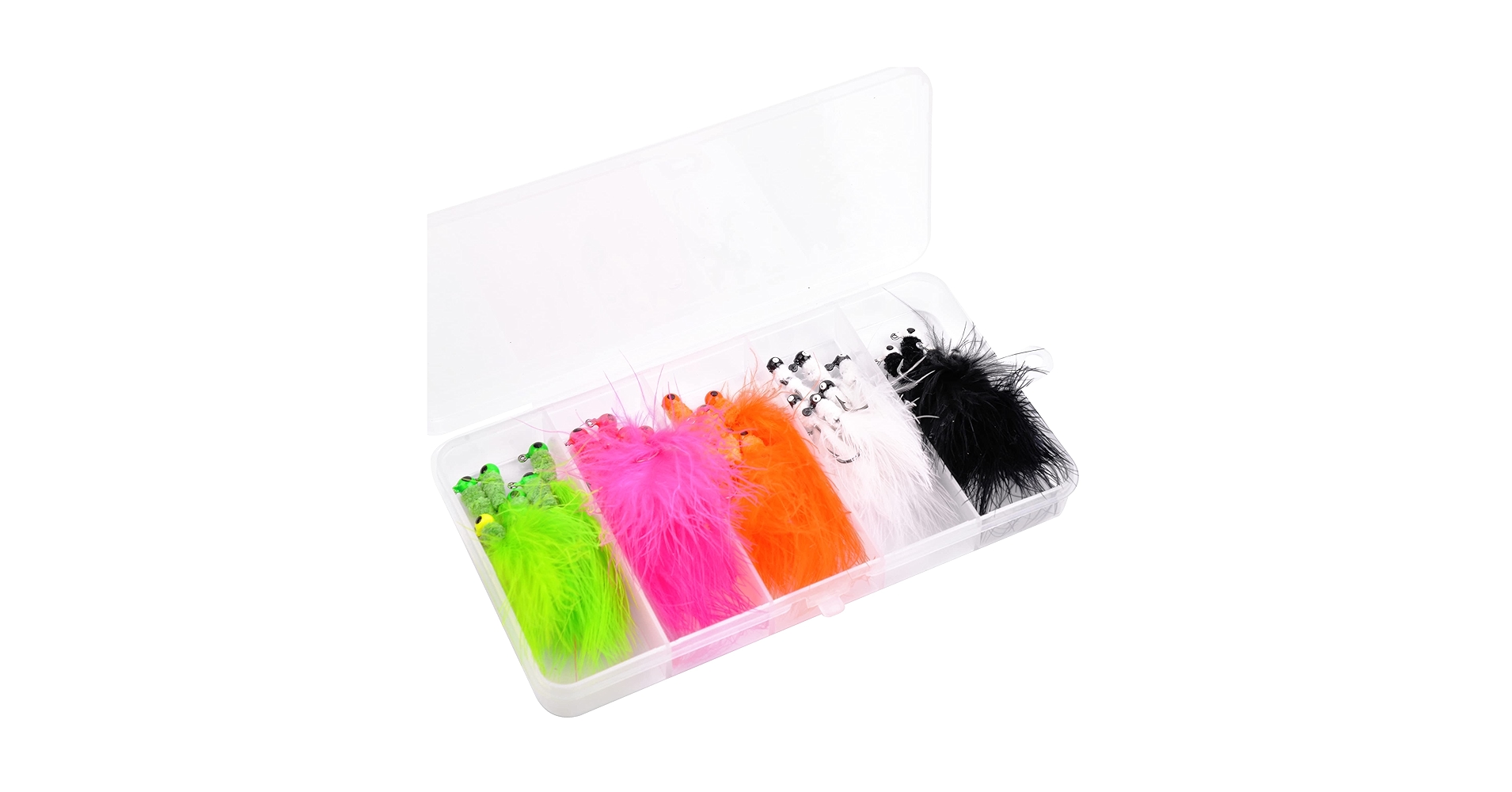 Amazon.co.jp: SILANON フェザー ジグヘッド 0.9g 5色 渓流釣り