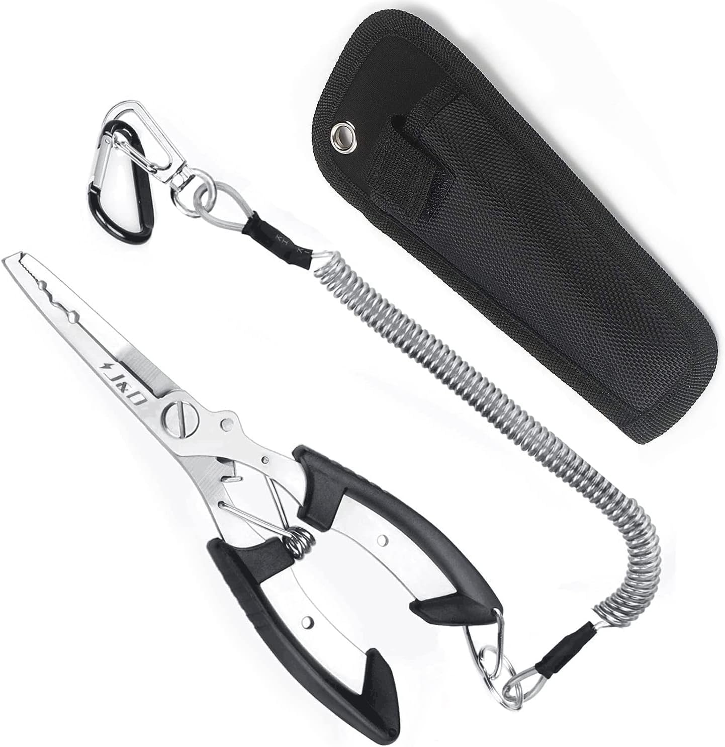 Accessori Pesca Professionale Set 5 Ganci Pesca In Acciaio Inox Con Pinza E Magnet 16 5cm Per Rimozione Ami C 266030 - Foto 4