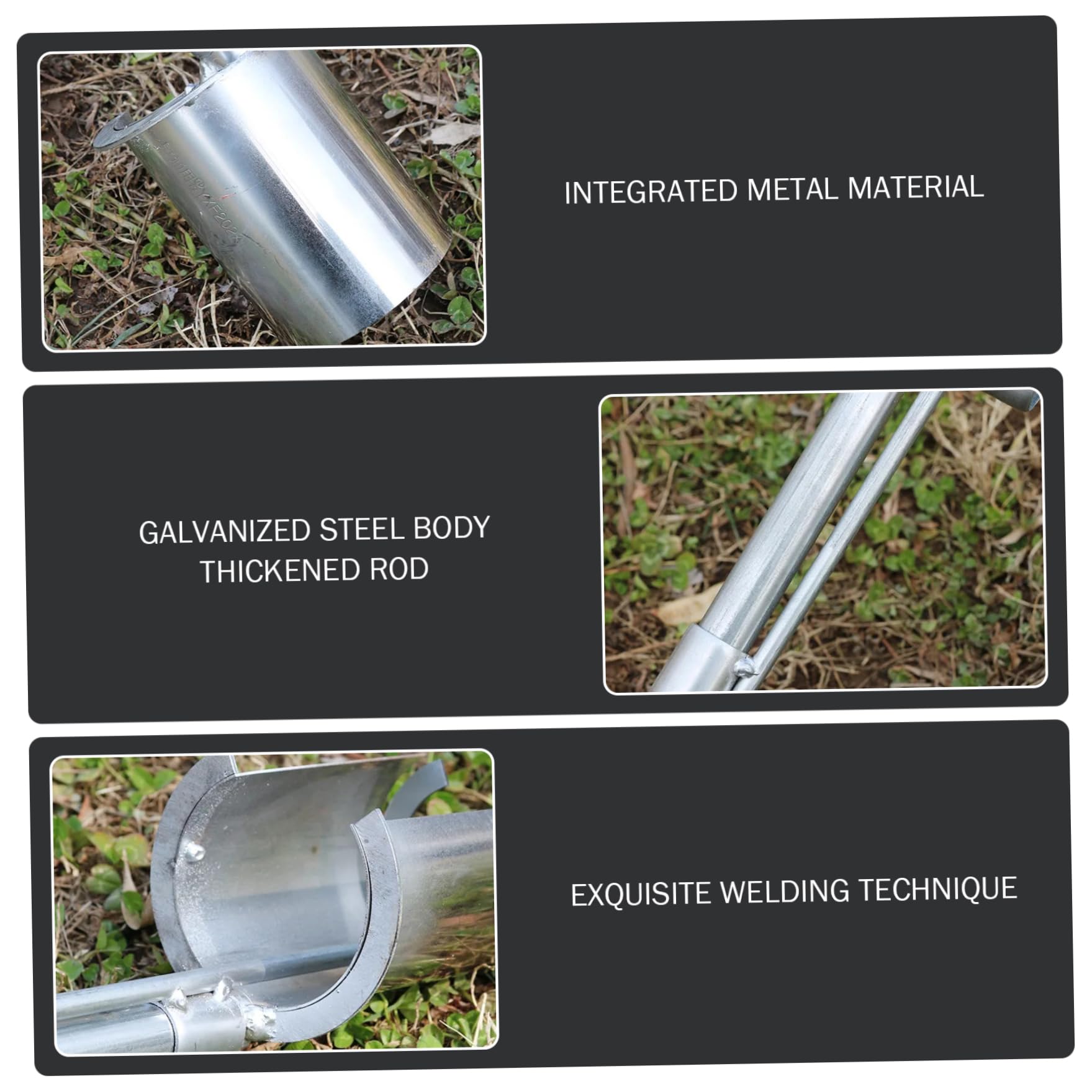 Bulb Planter Tool Heavy Duty Long Handle Seed Planter Tool for Digging Holes to Plant Tulips Iris Daffodils